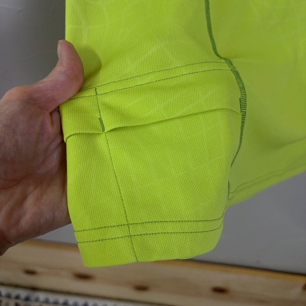 Mountain Hardwear Quarter Zip Pullover Womens XL Lime Green Performance Hiking - Picture 5 of 13